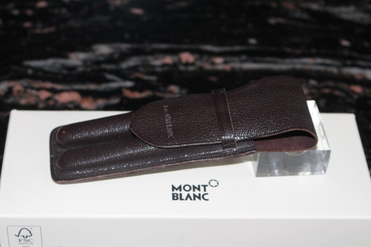 Montblanc Meisterstück Soft Leather 2er Leder Etui in Braun