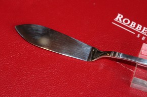 R&B Robbe & Berking Fisch Messer Rosenmuster 800er Silber ca. 20,5cm & 44g