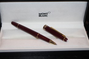 Montblanc Meisterstück N° 163 Roller Ball in Bordeaux und Gold, Mont Blanc