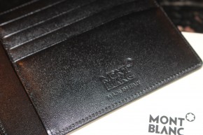 Montblanc Meisterstück 6cc Wallet / Karten Mappe Leder in schwarz, Mont Blanc