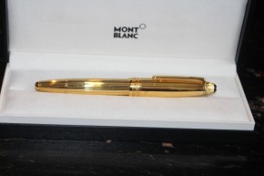 Montblanc Meisterstück Le Grand N° 146 Solitaire 925er Silber vergoldet Füllfederhalter