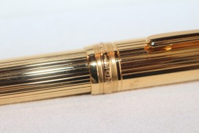 Montblanc Meisterstück Le Grand N° 146 Solitaire 925er Silber vergoldet Füllfederhalter