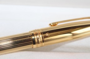 Montblanc Meisterstück Le Grand N° 146 Solitaire 925er Silber vergoldet Füllfederhalter