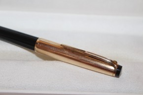 Montblanc N° 78 Hebel Kugelschreiber in Schwarz & Gold 60er