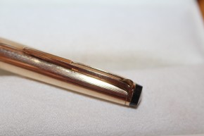 Montblanc N° 78 Hebel Kugelschreiber in Schwarz & Gold 60er