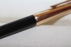 Montblanc N° 78 Hebel Kugelschreiber in Schwarz & Gold 60er