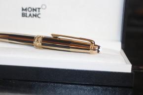 Montblanc Meisterstück Solitaire Gold & Black Kugelschreiber Id. Nummer 35981