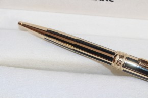 Montblanc Meisterstück Solitaire Gold & Black Kugelschreiber Id. Nummer 35981