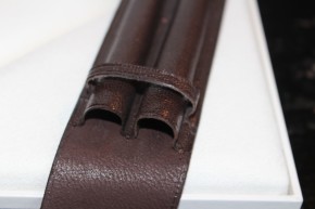 Montblanc Soft Leather 2er Lederetui in Braun aus den 60er Jahren, Mont Blanc