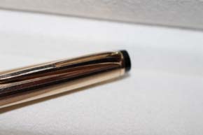 Montblanc N° 87 Hebel Kugelschreiber in vergoldet Faden Guilloche 70er Jahre