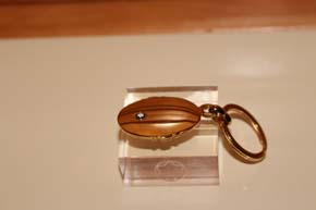 Montblanc Meisterstück Solitaire Vermeil Schlüsselanhänger vergoldet Key Ring